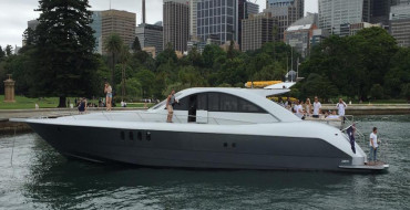 Prometheus luxury boat hire at Clifton Gardens