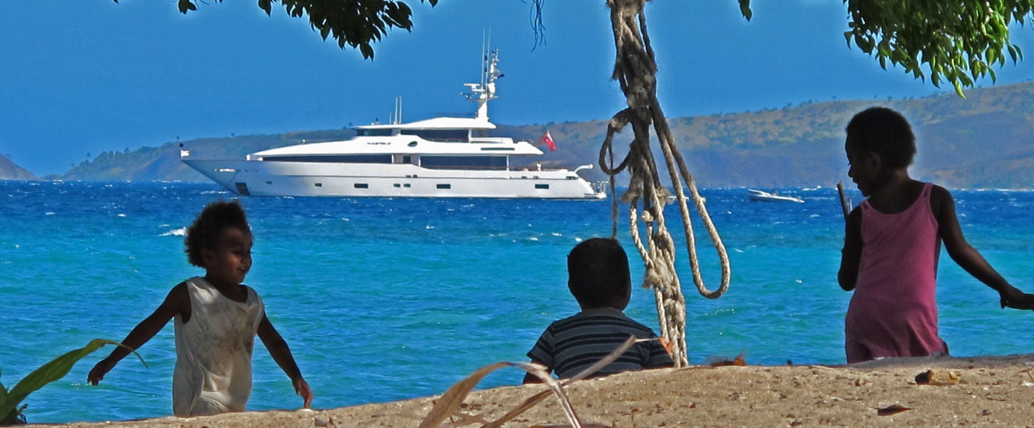 Masteka II superyacht hire at Fiji