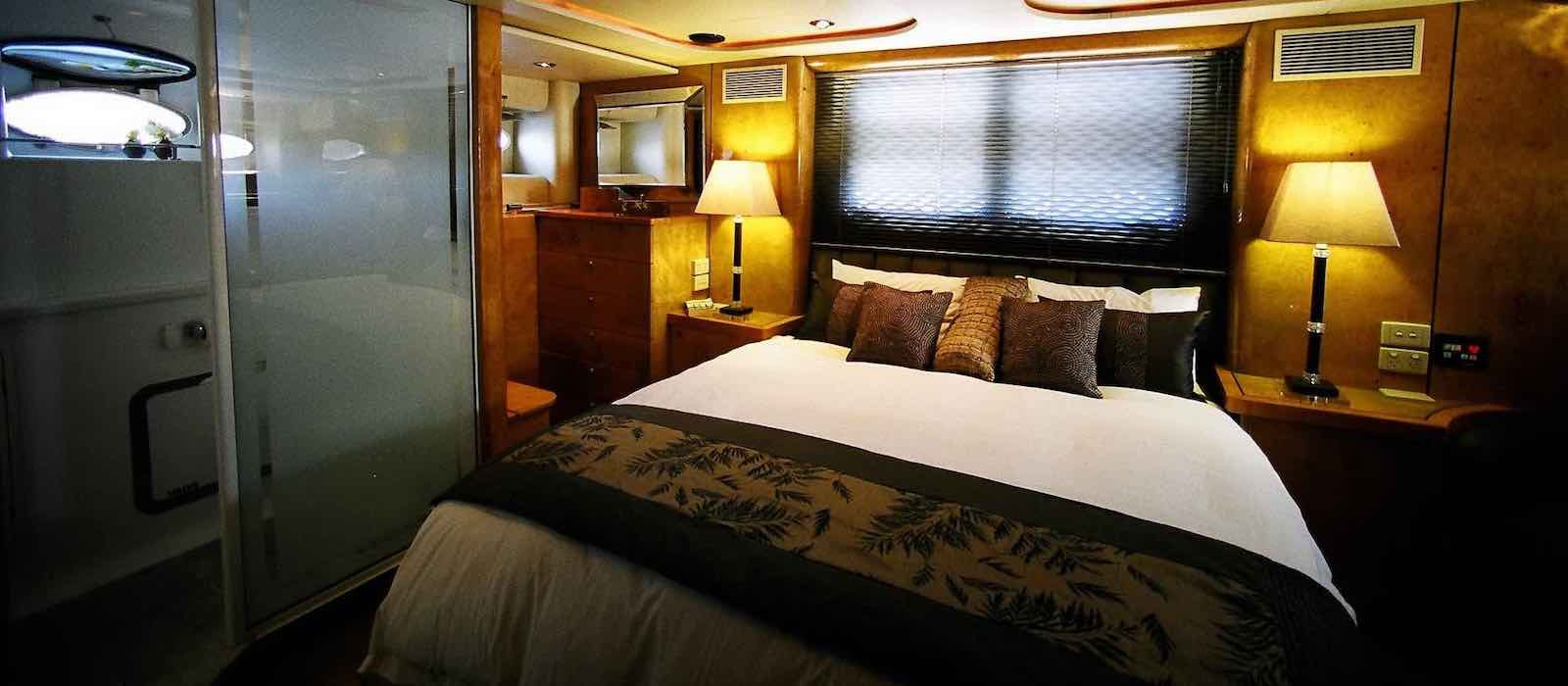 Master stateroom available for Galaxy I New Years Eve Cruise